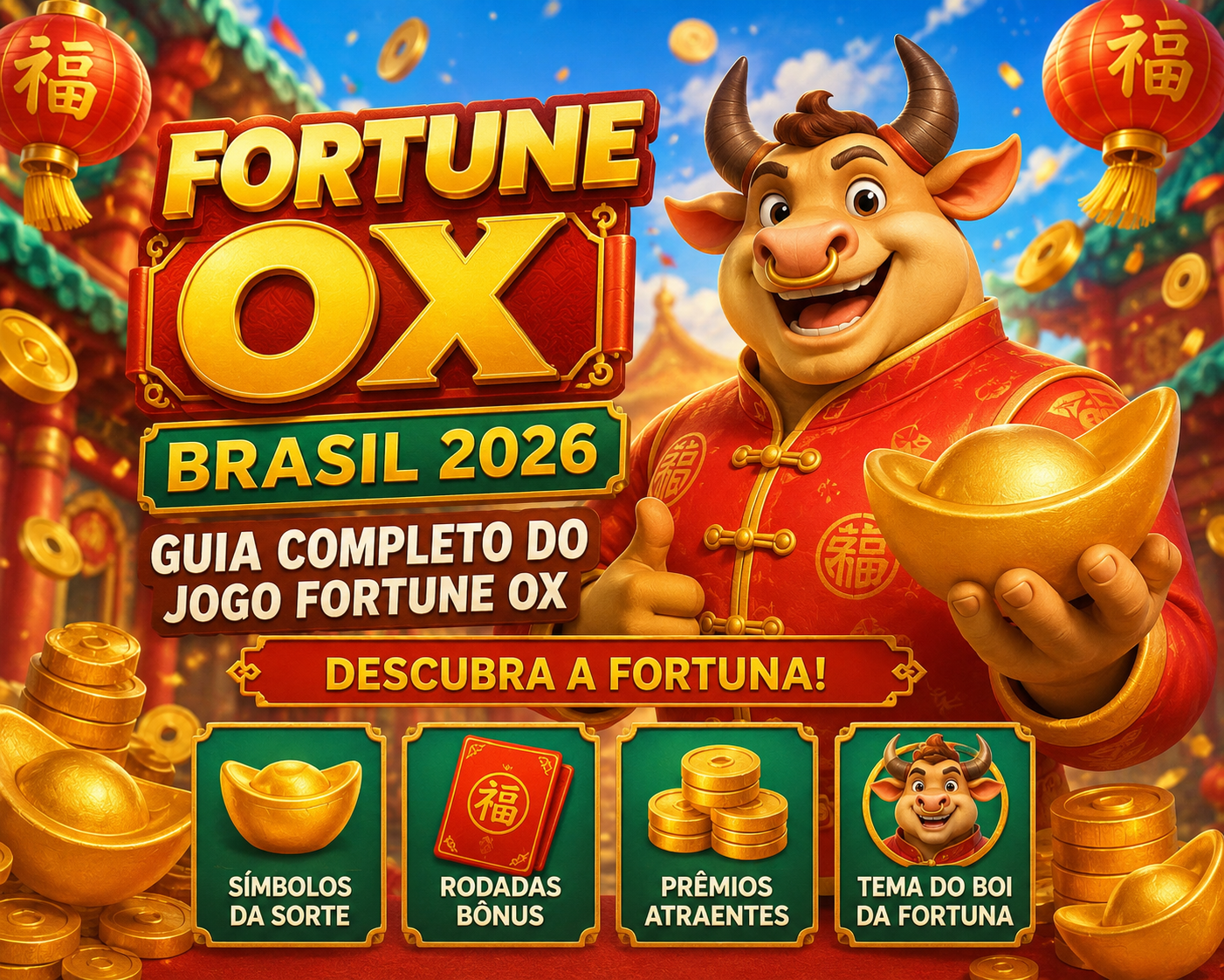 Fortune Ox Brasil 2026: Guia Completo, Características e Diferenças dos Jogos Fortune