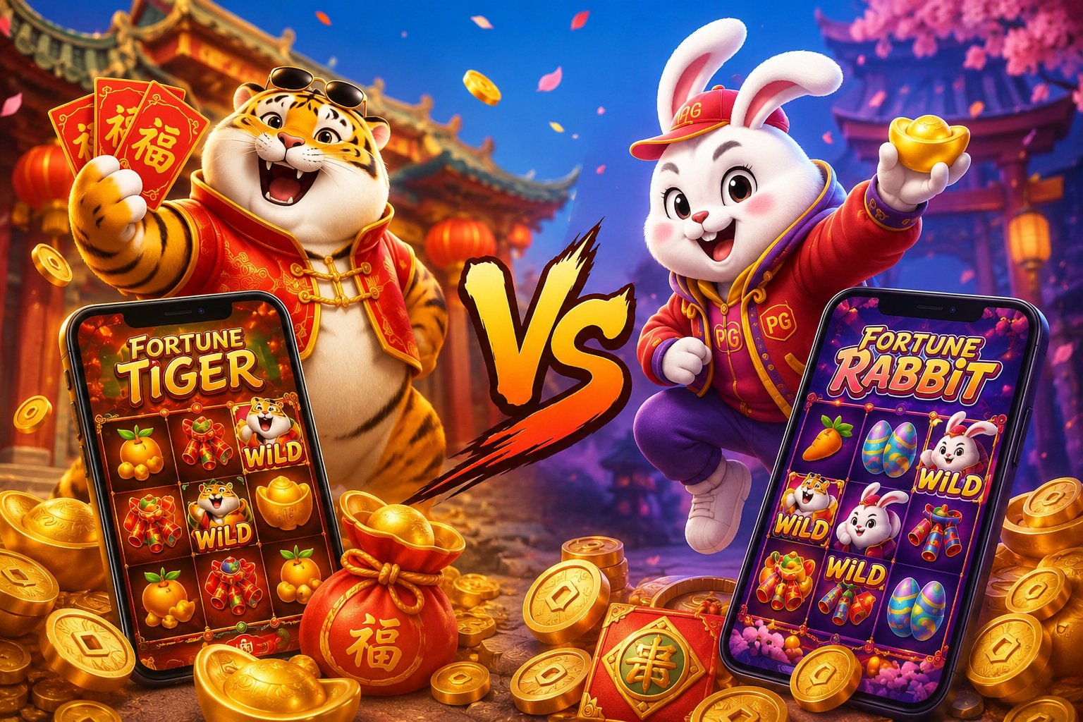 Fortune Rabbit vs Fortune Tiger: Qual jogo chama mais atenção no Brasil em 2026?