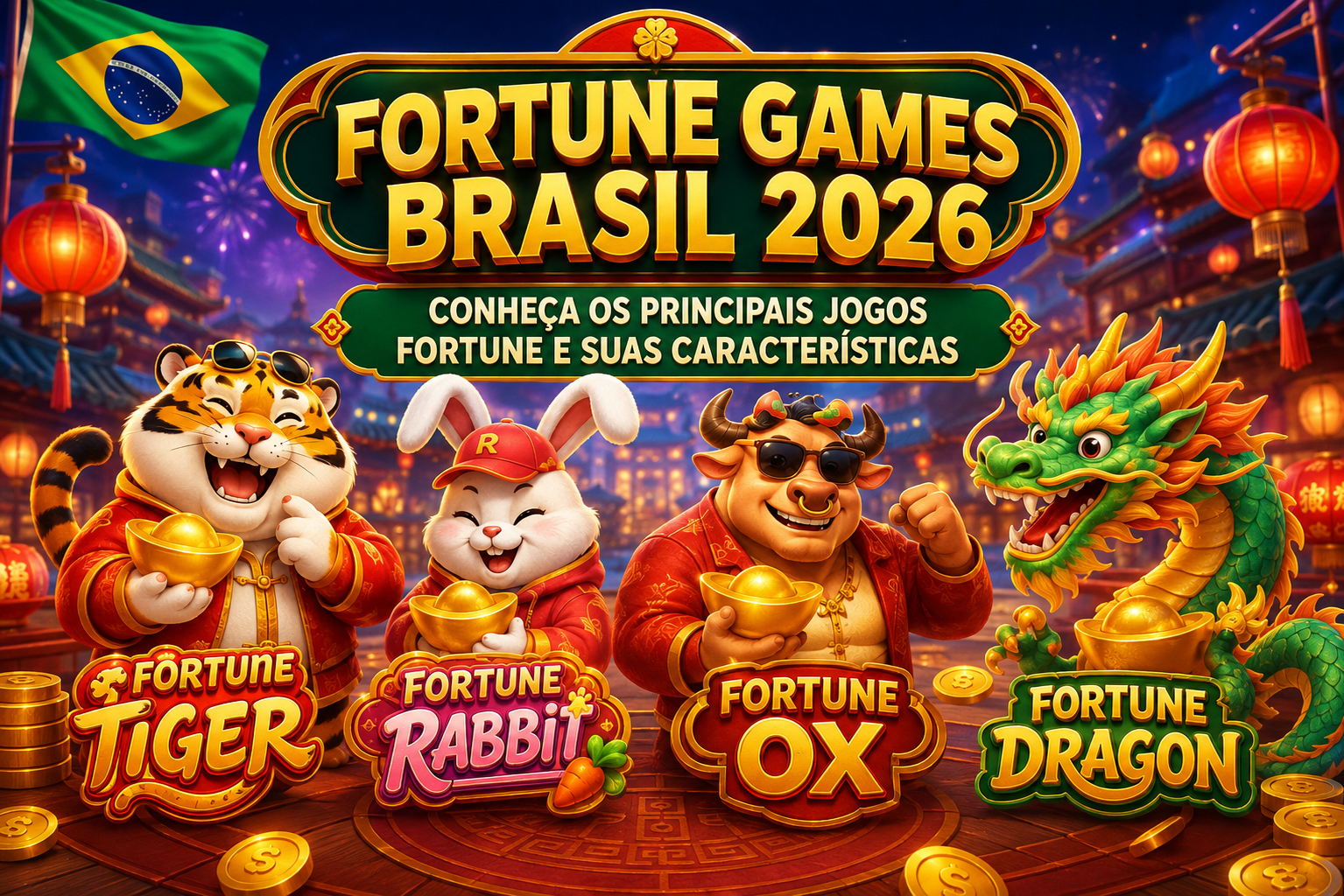 Fortune Games Brasil 2026: Guia dos Principais Jogos Fortune