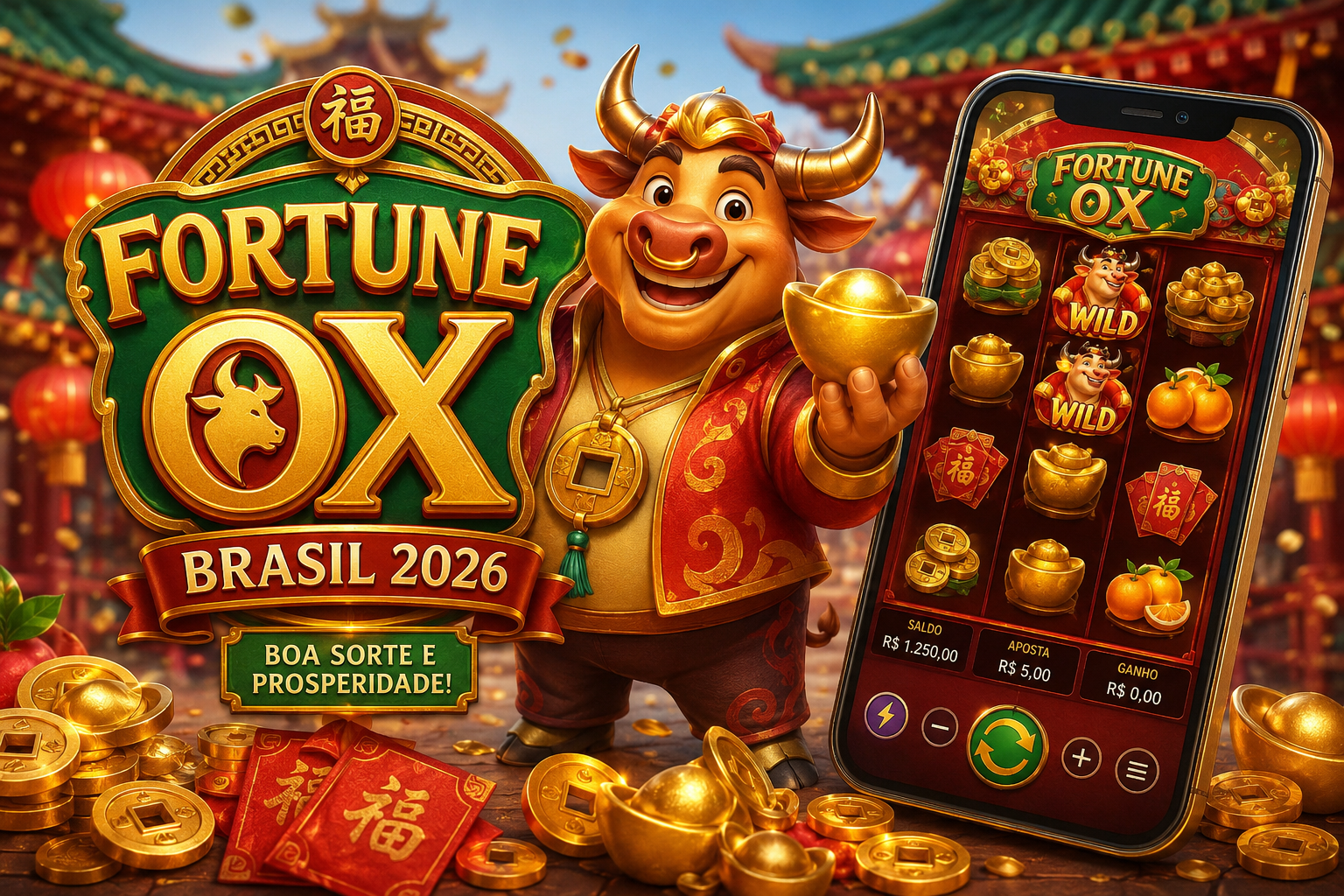 Fortune Ox Brasil 2026: Entenda os Símbolos, a Mecânica e os Recursos do Jogo